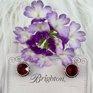 ❤️ BRIGHTON Iris Ruby Stud Earrings